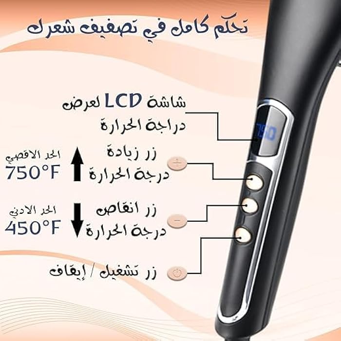 Hair Dryer Brush 57W & Hot Comb for All Hair Types, Fast Heating, Multi-Functional Styling Tool, Integrated Blowing and Combing, Versatile HG-053 - Image 5